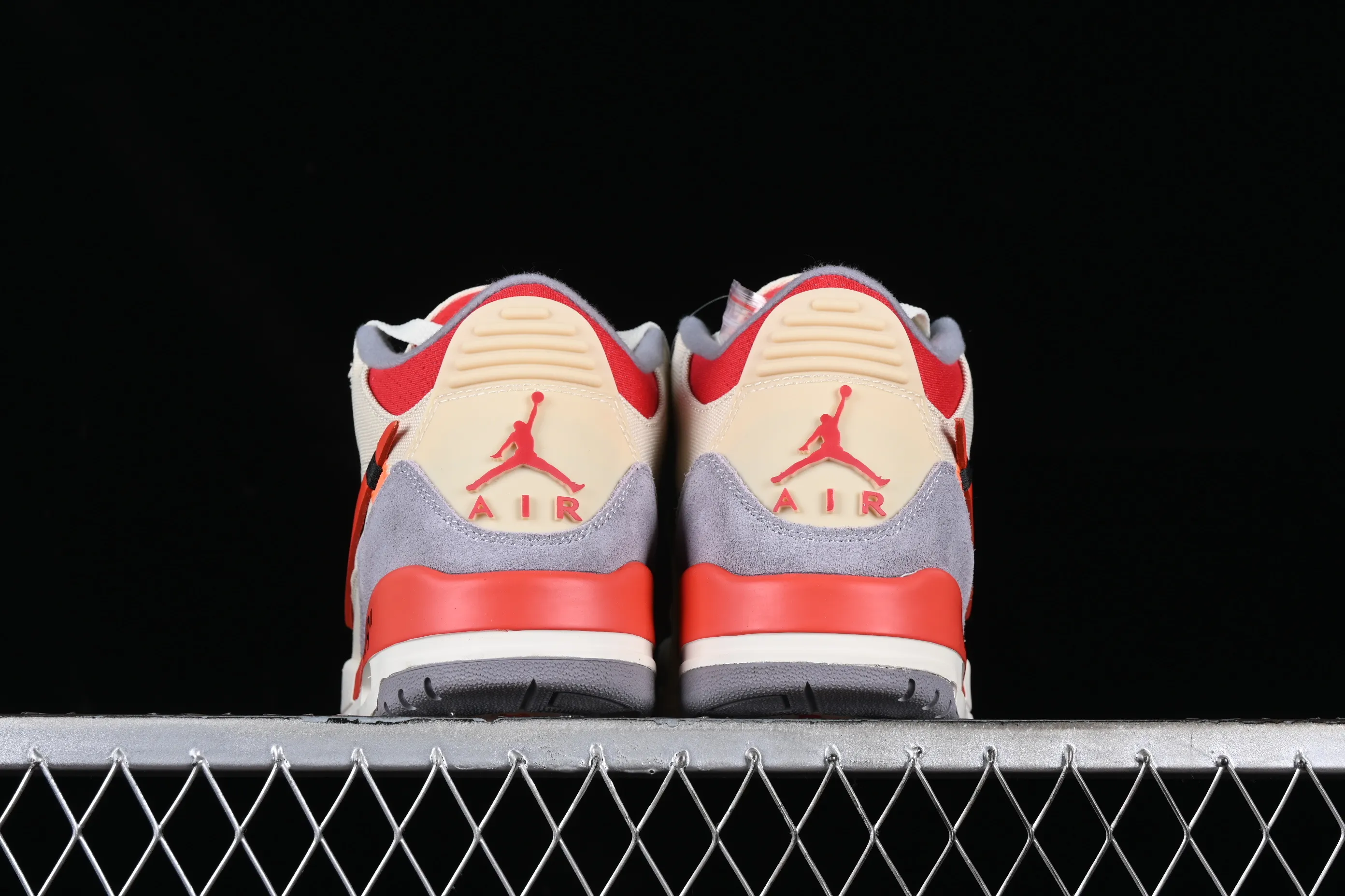 All categories Air Jordan Jordan series basketball shoes Air Jordan 3 Air Jordan 3 "Co-Branding" AJ3 Joe 3 cement gray canvas deconstruction DH7139-002